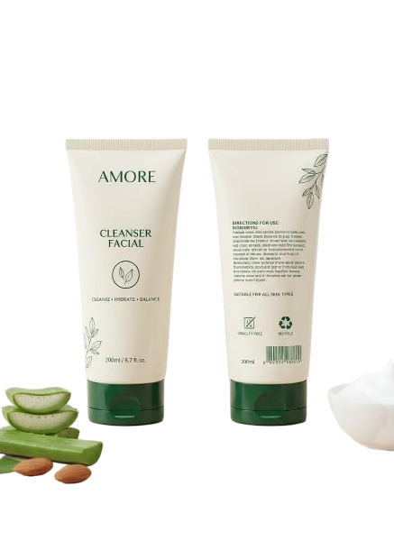 Amore Deep Cleansing Facial Scrub (200ml) – Gentle Scrub for All Skin