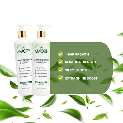 Amore Keratin Repair & Shine Shampoo