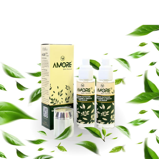 Amore Hair Serum - Keratin & Almond Oil for Smooth & Shiny Hair