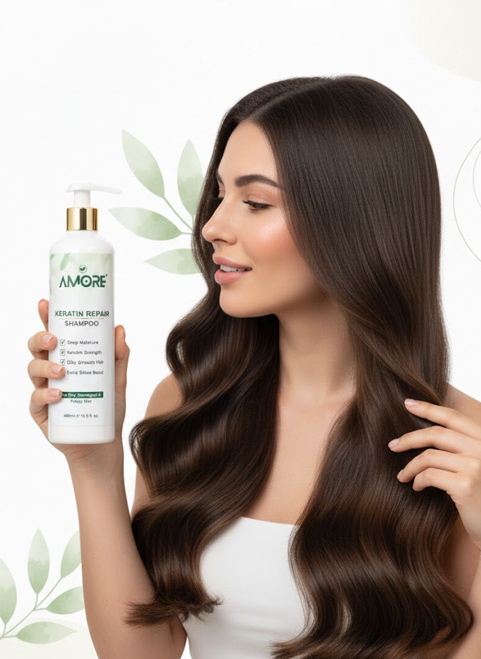 Amore Keratin Repair & Shine Shampoo